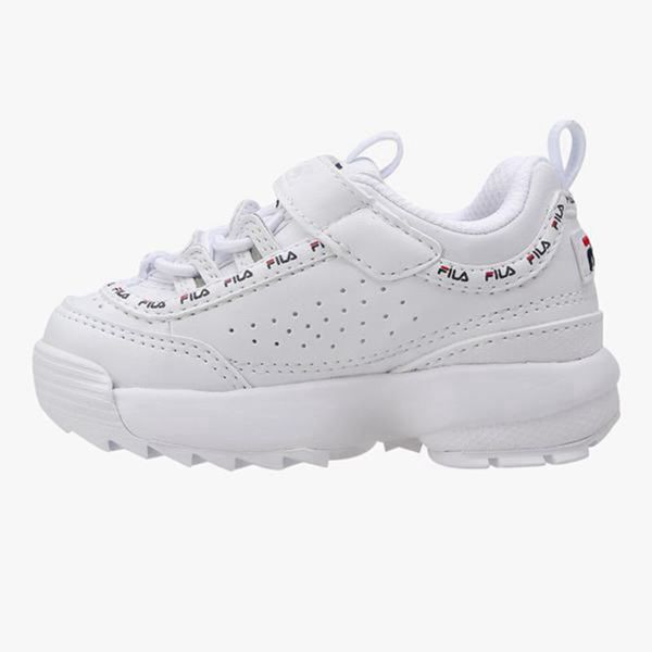 Zapatillas Fila Niñas Blancas - Disruptor 2 Tapey Tape Kd - España 640873ALD